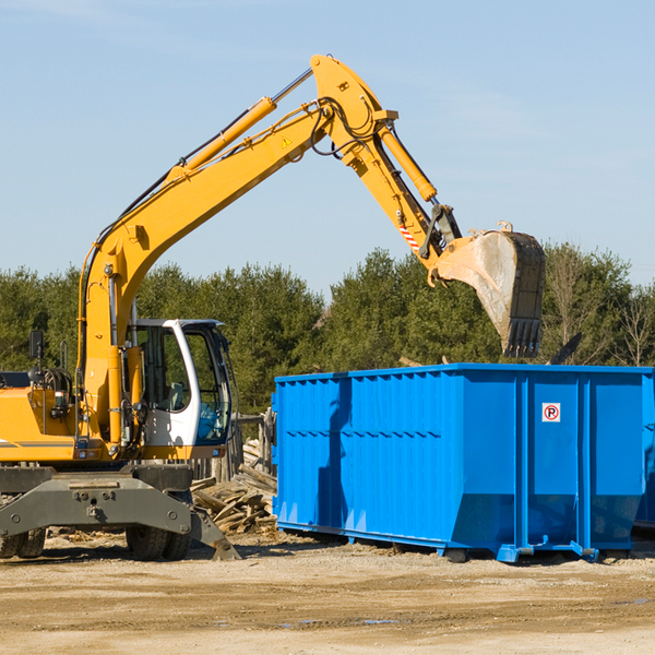 are there any restrictions on where a residential dumpster can be placed in Janesville Wisconsin